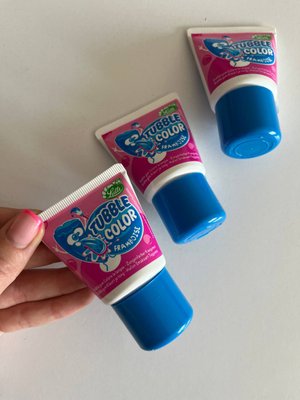 Жидкая жевательная резинка в тюбике синяя малина Tubble Gum Framboise Lutti 35 g. BG-0010045 фото