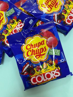 Набор леденцов Чупа Чупс окрашивают язык Chupa Chups Colors 10 шт. D-0010053 фото