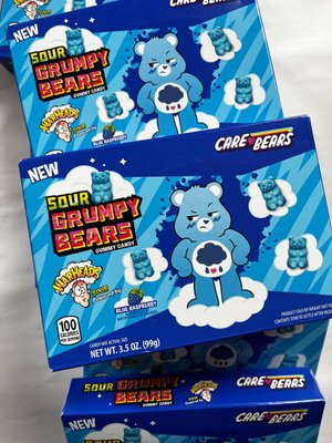 Кислые мармеладные мишки WARHEADS & Care Bears со вкусом голубой малины 99 г. M-0010258 фото