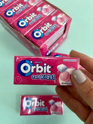 Жевательная резинка Орбит для детей Bubble gum Orbit for kids 14.4 г. BG-0010059 фото