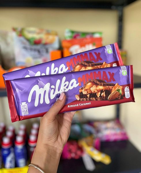 Большая шоколадка Milka Almond Caramel 300 г СH-0010019 фото